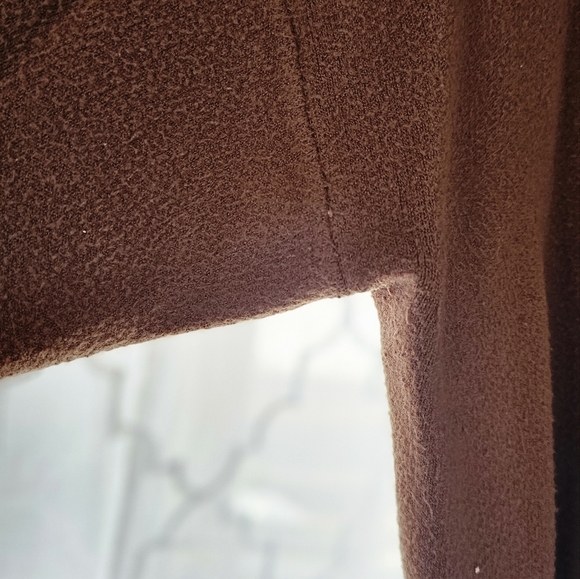 Tahari XL Rust Half-Zip Sweater - Picture 3 of 6